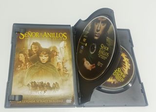 Trilogía "el señor de los anillos DVDs" 