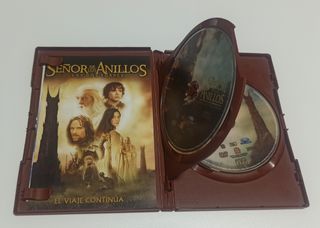 Trilogía "el señor de los anillos DVDs" 