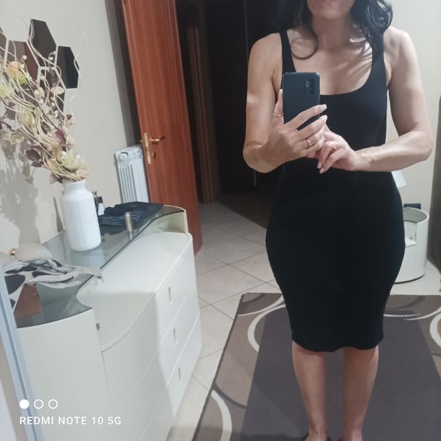 Vestito longhett donna 