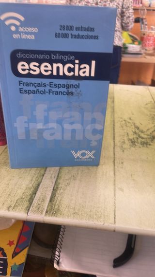 Diccionario sin estrenar frances