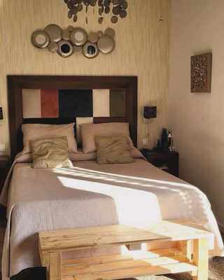 Banco zapatero pie de cama