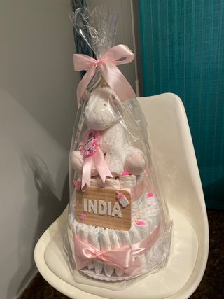 Tarta Pañales Unicornio