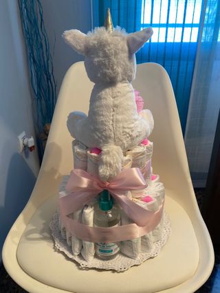 Tarta Pañales Unicornio