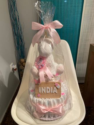 Tarta Pañales Unicornio