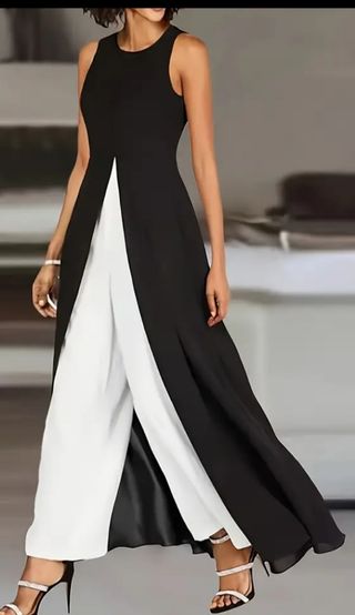 Vestito con pantaloni firmati, 🖤🤍