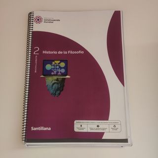 LIBRO HISTORIA DE LA FILOSOFÍA 2 BACH