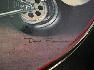 PIATTO HARLEY DAVIDSON FAT BOY 1990 TESTE GIALLE