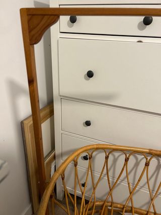 Moises bambu con vestidura