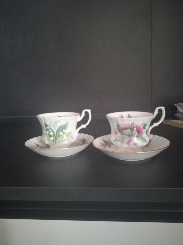 Tazze in porcellana Royal Albert da collezione