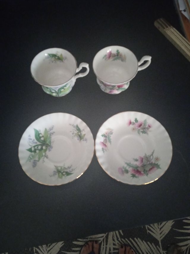 Tazze in porcellana Royal Albert da collezione