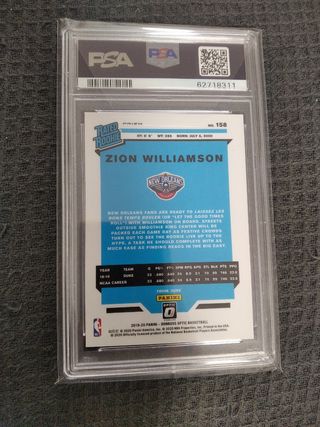 Zion Williamson Donruss Optic PSA 9