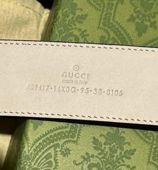 Cinturón Gucci usado 90% nuevo