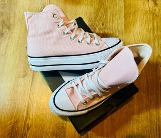 Converse plataforma rosas 36,5-35-39,5 nuevas