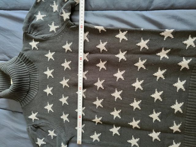 Vestido de Punto Titis  M Azu marin