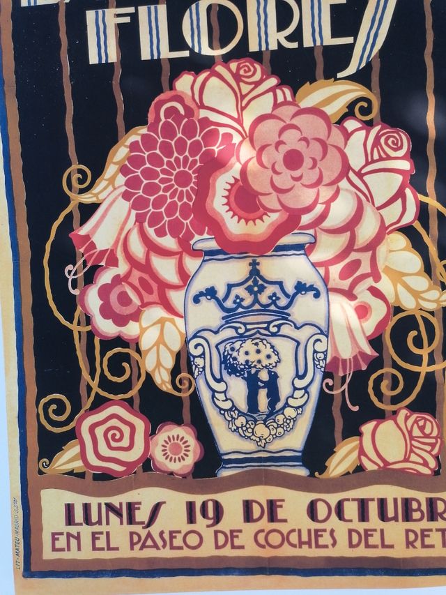 ARTE. MADRID 1915. BATALLA FLORES. CAR