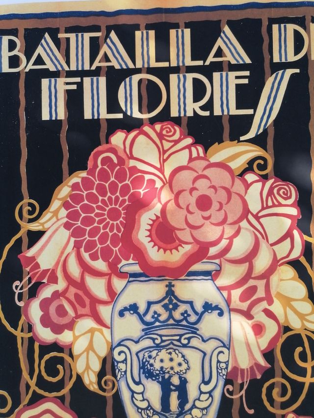 ARTE. MADRID 1915. BATALLA FLORES. CAR