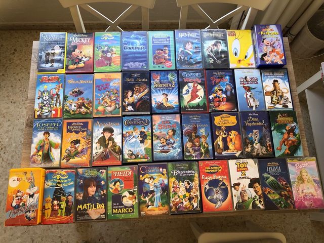Lote Películas VHS Clásicos Disney 