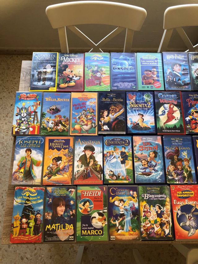 Lote Películas VHS Clásicos Disney 