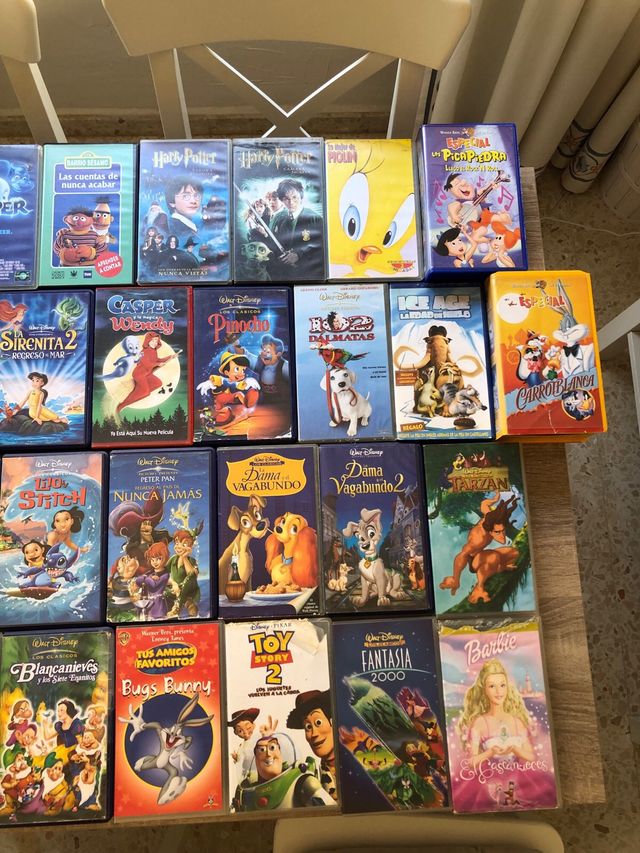 Lote Películas VHS Clásicos Disney 