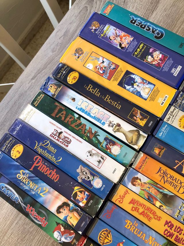 Lote Películas VHS Clásicos Disney 
