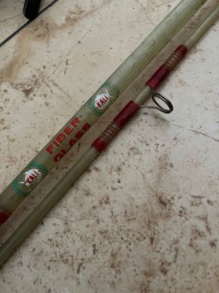 Caña de pescar.