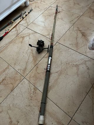 Caña de pescar.