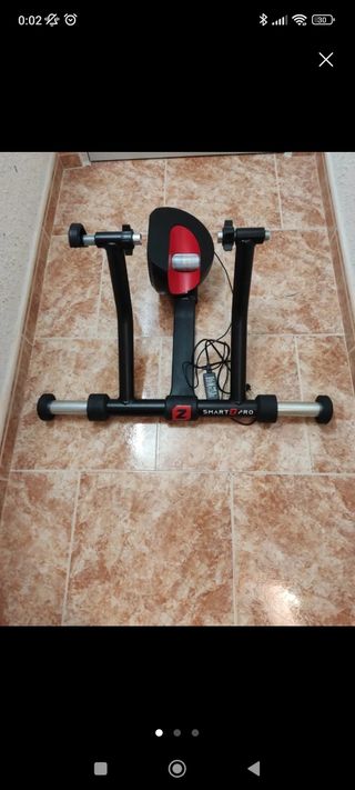 Rodillo + rueda bici