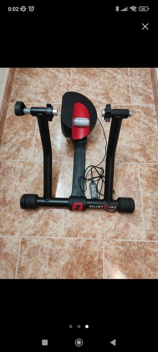 Rodillo + rueda bici