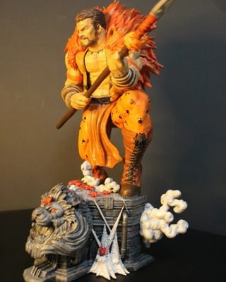 Figura Kraven cazador resina 3d profesional