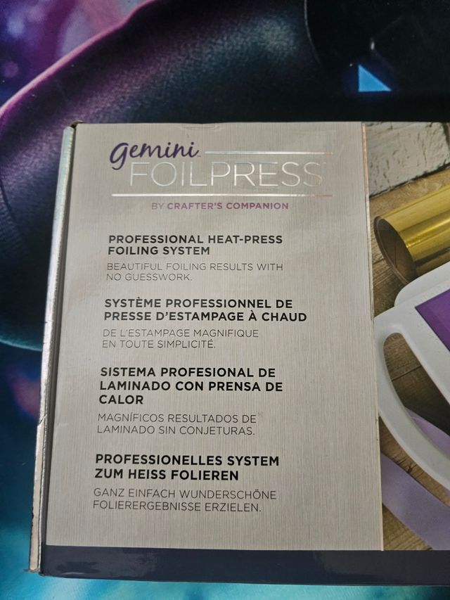 Gemini foilpress, máquina de laminación