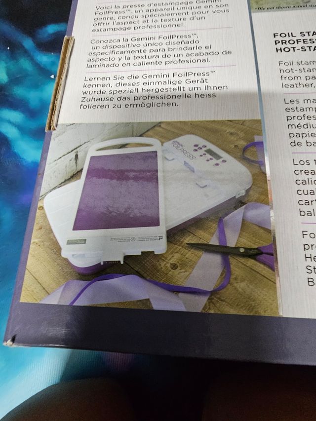 Gemini foilpress, máquina de laminación