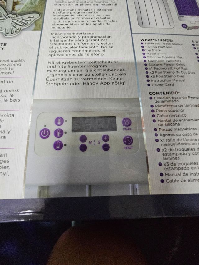 Gemini foilpress, máquina de laminación