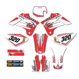 kit Adhesivos moto enduro Gas Gas EC 02-06 Roja 2