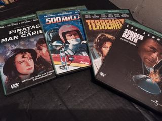 DVD películas, fútbol y series