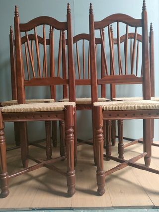 5 SILLAS ASIENTO ENEA