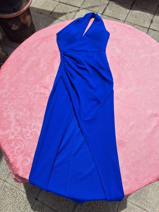 Vestido Largo Azul para Fiesta