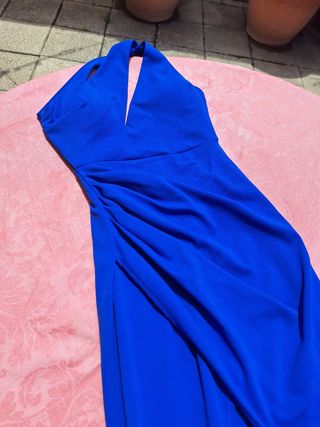 Vestido Largo Azul para Fiesta