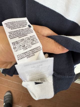 Polo manga larga rayas HACKETT talla XL