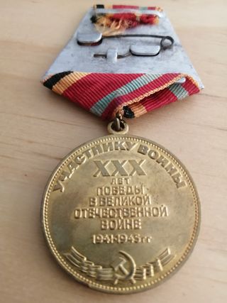 Medalla Soviética 30 Años Fin SGM