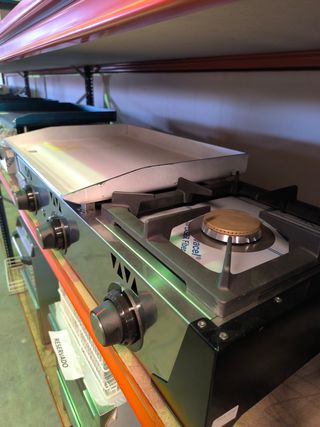 Plancha a gas más fogon