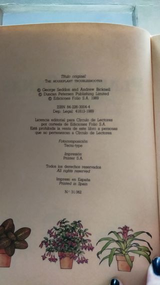 Plantas sanas : Problemas y soluciones de A. Bickn