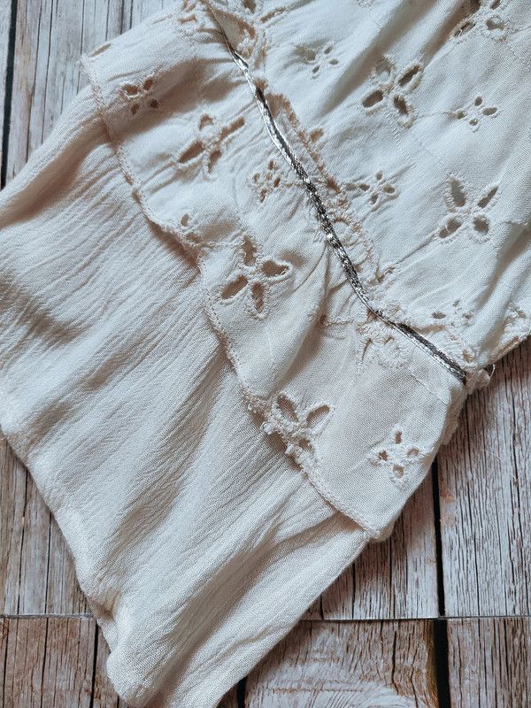 Vestido boho romántico pedrería