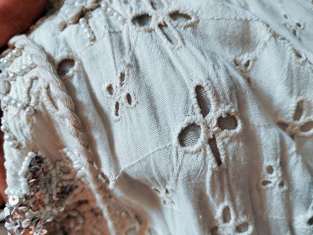 Vestido boho romántico pedrería