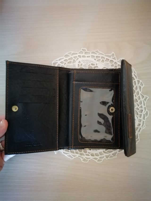 Portafoglio donna nero "Mirabella" - NUOVO