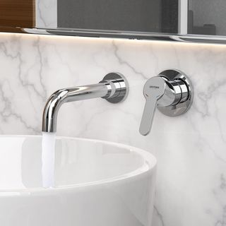 Grifo de Lavabo Empotrado de Doble Agujero (nuevo)