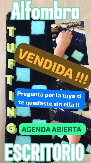 Alfombra Escritorio Tufting Personalizable
