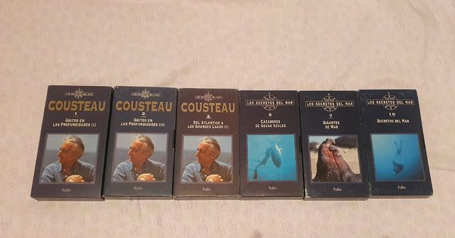 Cintas VHS "Cousteau"