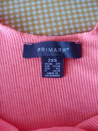 Camiseta tirantes Primark