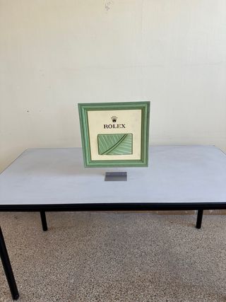 Expositor Rolex verde