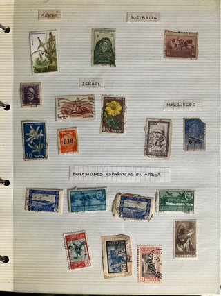 Colección sellos países ESCUCHO OFERTAS, NO vale 5